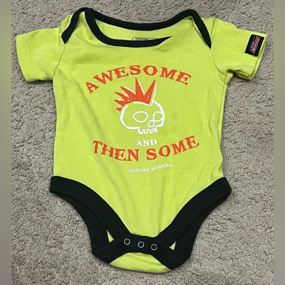 Genuine Dickies Short Sleeve Onesie - Youth Size 3-6 Months